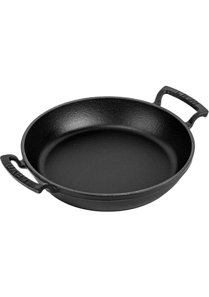 Döküm Yuvarlak Sahan Döküm Demir Yekpare Çift Kulplu ÇAP(Ø)24CM. modelleri