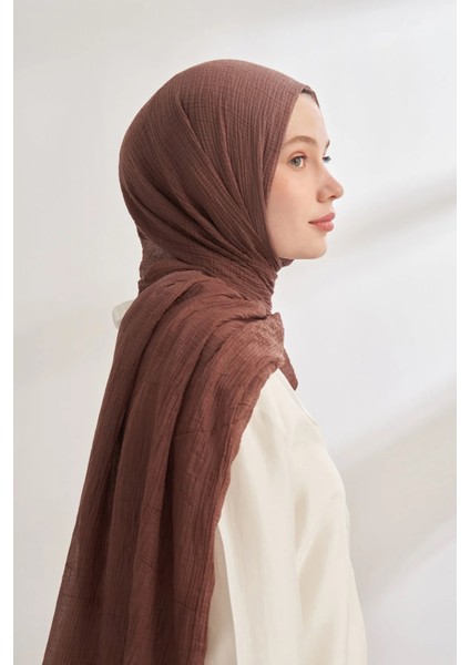 Latte Armanda Degrade Biyeli Müslin Şal 3359 fiyatları