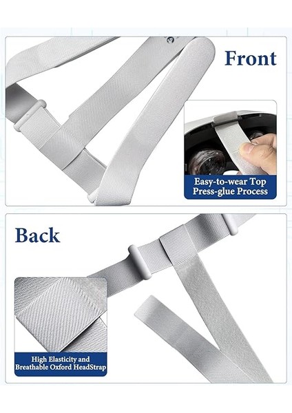 Strap For Oculus Quest 2 Headset, Original Replacement Head Strap Compatible With Meta Quest 2 Headstrap With 4 Pcs Controller Thumb Grip Caps，for Oculus Quest 2 Headstrap，original Head Strap fiyatları