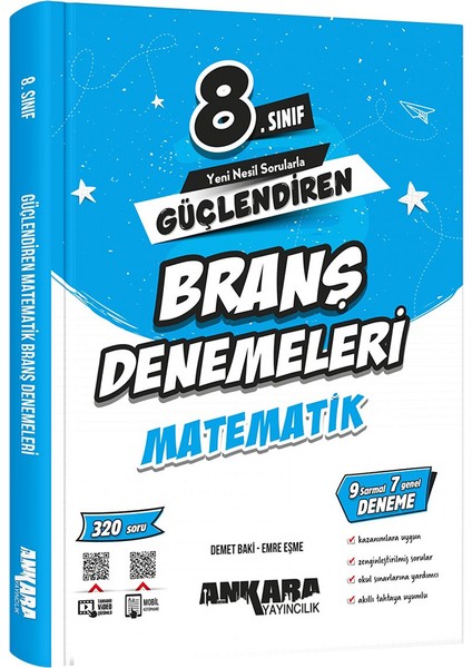 8.sınıf Güçlendiren Branş Denemeleri Matematik (Güncel Marif Model) fiyatları