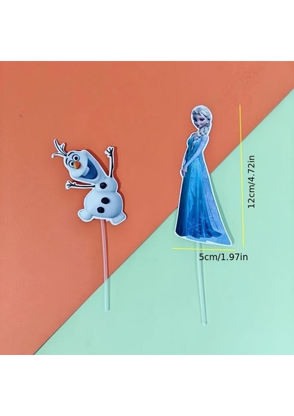 Temalı Pasta Süsü Seti, 5 Parça, 12 cm Yükseklik, Doğum Günü Parti Dekorasyonu modelleri