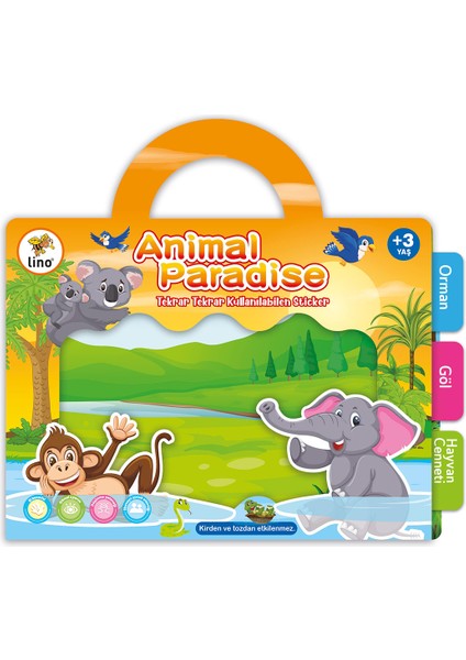 3 Adet Lino Sticker Animal fiyatları