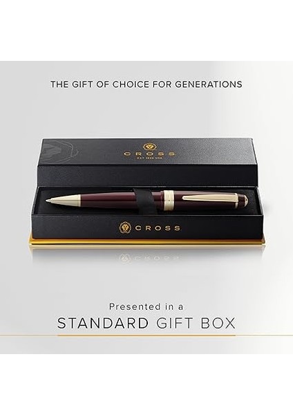 Bailey Light Tükenmez Kalem (Çizgi Kalınlığı F, Yazı Rengi: Siyah, Hediye Paketi Dahil), Altın Renkli Menteşeli Kırmızı Boya indirimleri