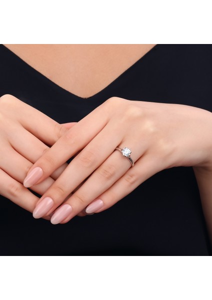 Altın Tektaş Yüzük - 14K