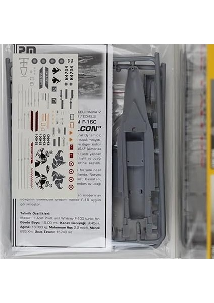 Fighting Falcon Plastik Uçak Maket Kiti 1/72 modelleri