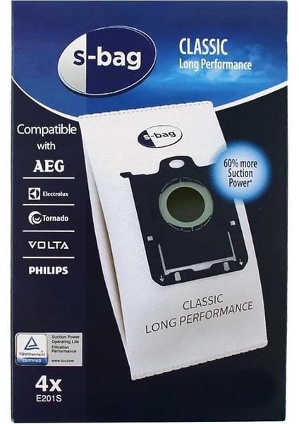 Fc 8785 Performer Silent ile Uyumlu S-Bag Toz Torbası 4'lü Paket