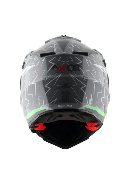 X-Cross Nardo Gri Vizörlü Full Face Kapalı Cross Kask modelleri