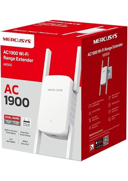 ME50G, AC1900 4 Antenli Menzil Genişletici modelleri