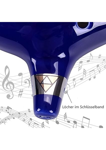 Zelda Okarina, 12 Delikli Efsane Zelda Ocarina Of Time Legend Von Zeit, Zelda Alto C Triforce Link-Cosplay Seramik Replika indirimleri