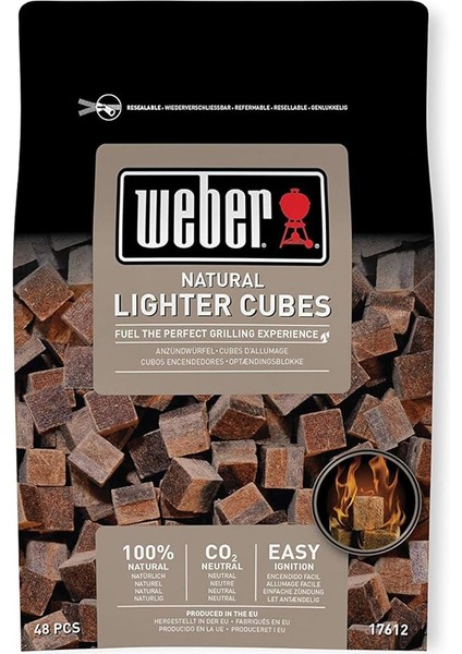 17612 - Cubetti Accendifuoco 48 Pastiglie Sul Marrone