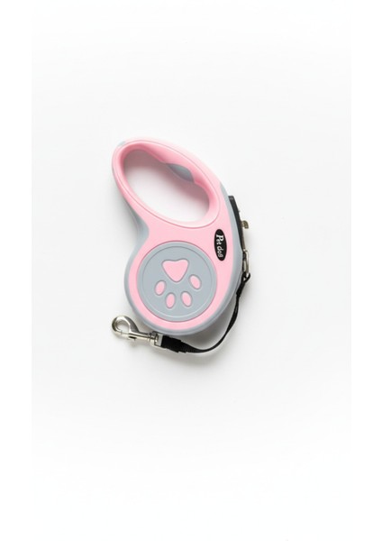 Evcil Hayvan Otomatik Geri Çekilebilir Pati Desenli Gezdirme Tasması 3 mt modelleri