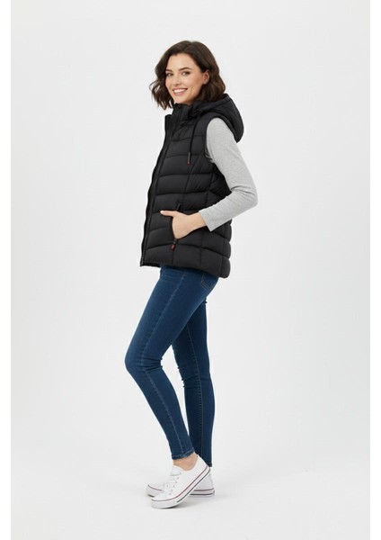 Kadın Kapüşonlu Spor Yelek 5000 BGL-ST04894 fiyatları