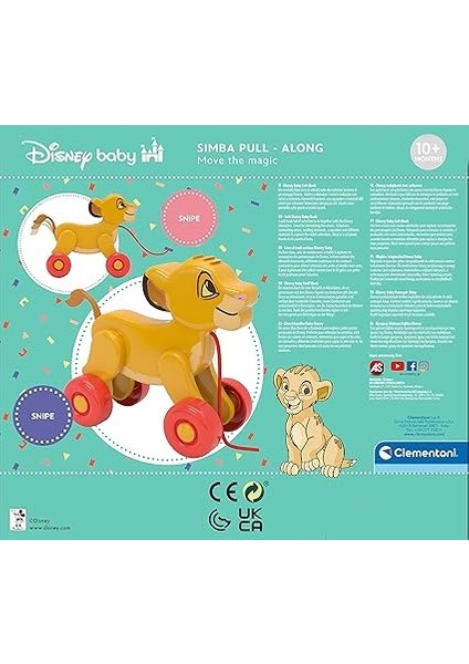 Clementoni Disney Baby Simba Çekçek Oyuncak, 17815, Standart, Çok Renkli modelleri