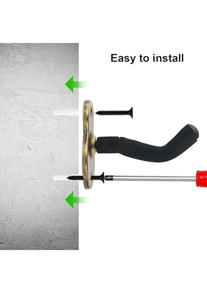 Gitar Duvara Monte Askı, Metal Gitar Standı Asma Gitar Duvar Tutacağı, Akustik Gitar Için Yer Tasarrufu Klasik Gitar Elektrikli Gitar Bas Ukulele (Bronz) modelleri