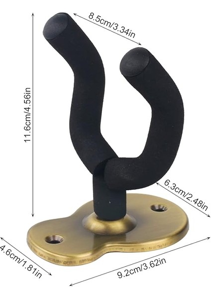 Gitar Duvara Monte Askı, Metal Gitar Standı Asma Gitar Duvar Tutacağı, Akustik Gitar Için Yer Tasarrufu Klasik Gitar Elektrikli Gitar Bas Ukulele (Bronz) indirimleri