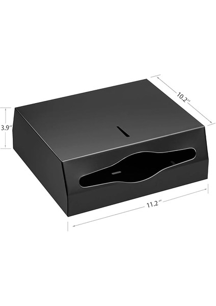 Kağıt Havlu Dispenseri Duvara Monte Ticari, C Katlı Çok Katlı El Kağıdı Havlu Dispenseri, Paslanmaz Çelik Doku Tutucu (Mat Siyah) fiyatları