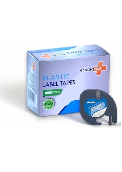 Dymo Letratag Etiket Muadili 12 mm x 4 mt Şeffaf 10 Lu Paket fiyatları