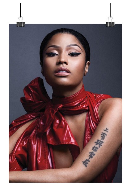 Nicki Minaj Poster1 - Retro Duvar Dekoru