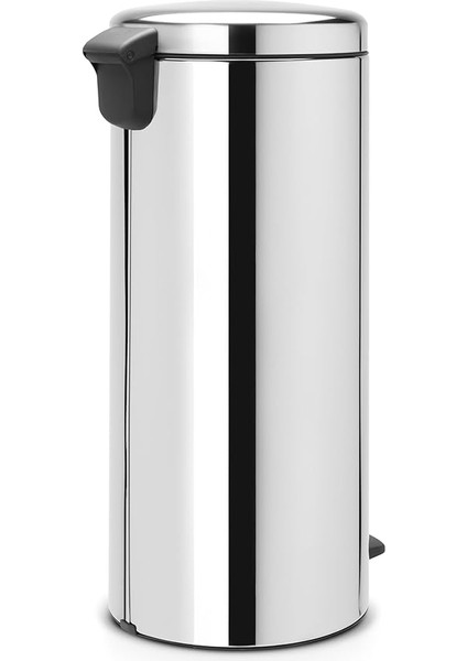 Pedallı-Çöp Kutusu Iç Kova ile Metal, Plastik Metal, Glänzender Stahl, 30 Liter indirimleri