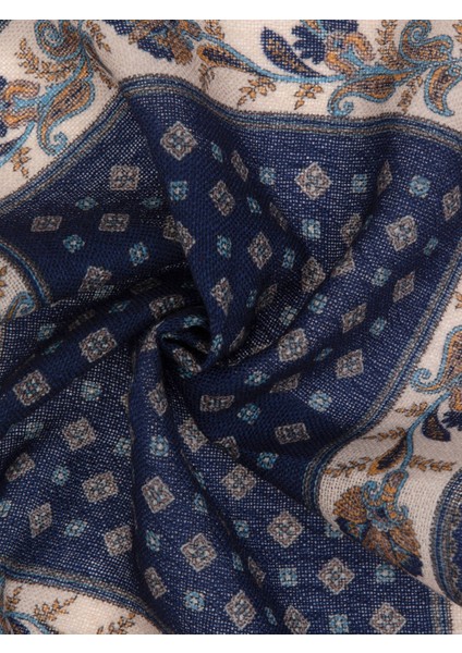 Erkek Lacivert %100 Yün Mendil 50317262-200 fırsatları