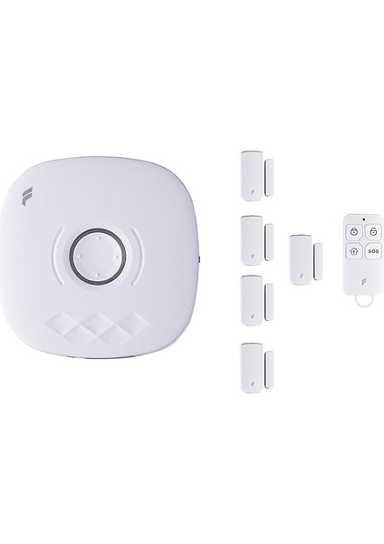 Akıllı Pratik Alarm Seti; Akıllı Alarm, 5 Adet Akıllı Kapı Pencere Sensörü, Kumanda, Yüksek Sesli, 2 Yıl Garanti, Uzaktan Kontrol