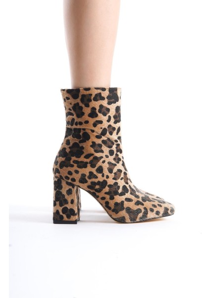 TILLA Leopar Kadın Bot