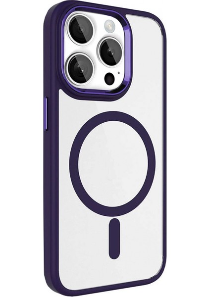 Apple iPhone 15 Pro Max Terea Magsafe Kapak - Derin Mor modelleri