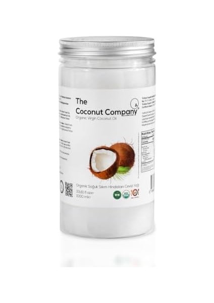 Organik Hindistan Cevizi Yağı Soğuk Sıkım 1000 ml (1 Lt) modelleri