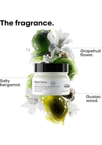 Professionnel Paris Serie Expert Metal Detox Renkli ve Açıcı ile Işlem Görmüş Saçlar Için Metal Karşıtı Saç Bakım Maskesi 250ML fırsatları