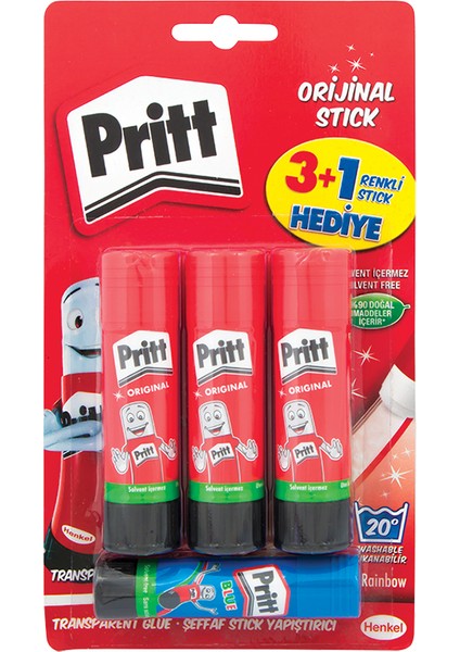 2 Adet Pritt Yapıştırıcı 3X11 gr + 10 gr fiyatları