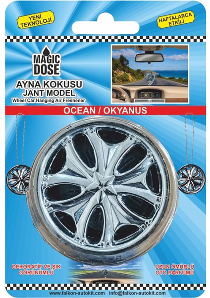 3 Adet Okyanus Asmalı Oto Kokusu fiyatları