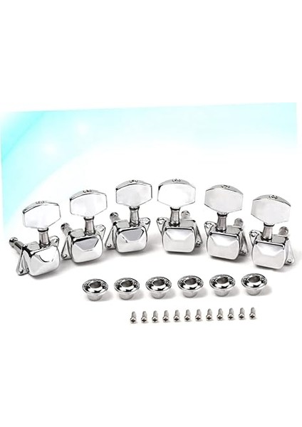 6 Adet Elektro Gitar Aksesuarları Gitarlar Gitar Akortçusu Akort Mandal Akustik Gitar Akustik Gitar Akort Mandalları Gitar Akort Mandal Tunerleri Akustik Gitar Akort Mandalı Gümüş fiyatları