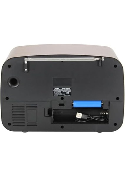 Retro Radyo Taşınabilir Bluetooth Speaker ve Hoparlör Klasik Antika Tarzı Iç ve Dış Mekan Multiband USB Girişli Dekoratif Klasik Radyo 18CM x 28CM 6655 Açık Kahverengi fiyatları