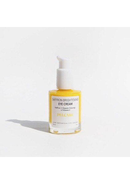 Pelcare Saffron Brightening Eye Cream | Aydınlatıcı Göz Kremi (30 Ml)