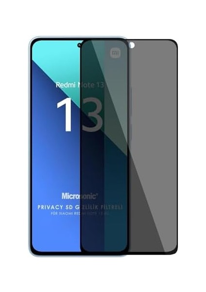 13 4g Privacy 5d Gizlilik Filtreli Cam Ekran Koruyucu Siyah fiyatları