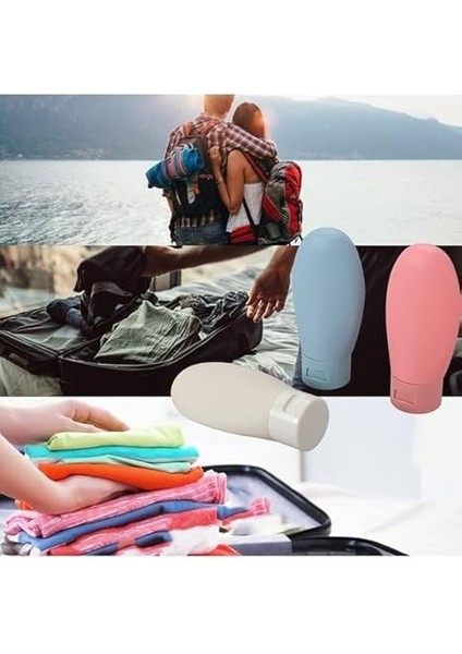 Şişesi Krem Şampuan 3 Adet Set, Sızdırmaz Kozmetik Şişesi, Çok Amaçlı Seyahat Tipi Doldurulabilir Krem Losyon Şişe Seti Tatil Kamp Kutusu (Bpa Içermez) modelleri