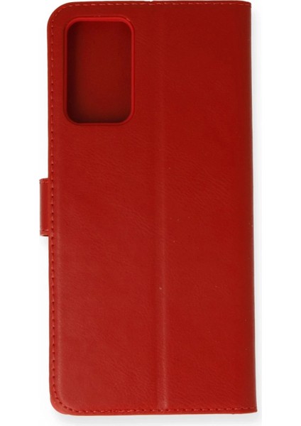 Samsung Galaxy Note 20 Kılıf Trend S Plus Kapaklı Kılıf - Kırmızı (K95)