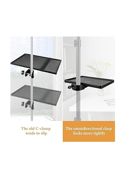 Yaratıcılar Için Mikrofon Standı Tepsisi, Rafta Kelepçe, Ayarlanabilir Raf Tutucu, Ses Kartı Eklentisi Sahne, Canlı Yayın, Kayıt, Stüdyo Için Uygun (Siyah/küçük) fırsatları