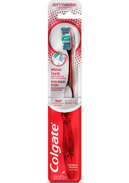 2 Adet Colgate Diş Fırçası 360 Optik Beyaz fiyatları