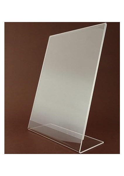 L-Tipi Dikey Şeffaf Föylük Menü Fiyatlık Broşür Etiket Fotoğraflık Albüm Stand Sehpa indirimleri