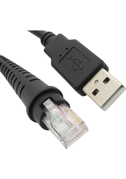 Kablosu Ethernet Erkek To USB Barkod Okuyucu ve Pos Cihazları Için Kablo 1,5 Metre
