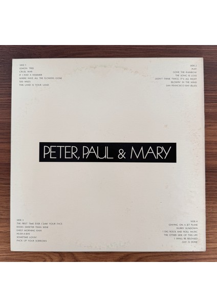 Peter, Paul & Mary – Peter, Paul & Mary fiyatları