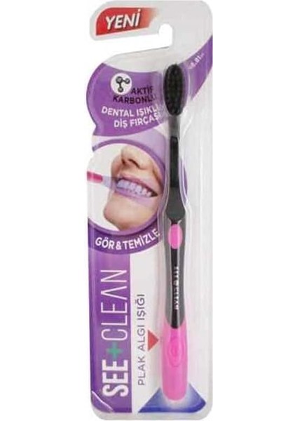 See+ Clean Dental Işıklı Diş Fırçası Pembe
