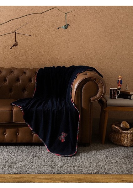 Ayı Teddy Baskılı Tv Battaniyesi 130X170 cm