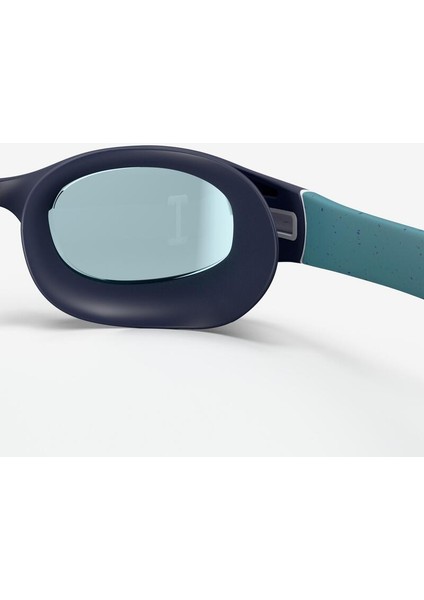 Yüzücü Gözlüğü - Yeşil - Turkuaz Camlar - L Boy - Soft modelleri