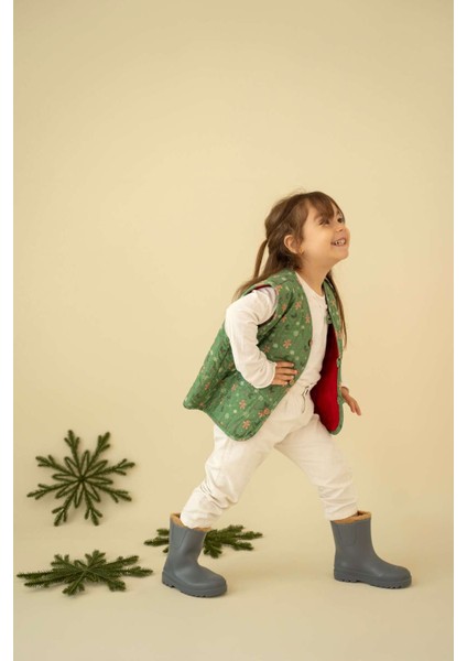 Yılbaşı Temalı Peluş Bebek Yeleği