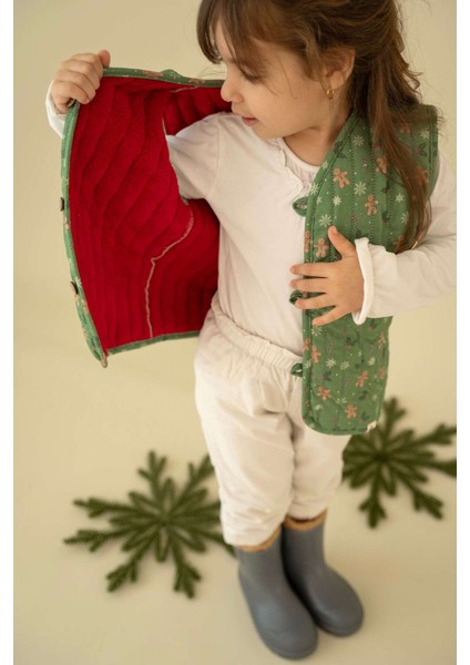 Yılbaşı Temalı Peluş Bebek Yeleği fiyatları