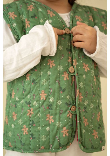 Yılbaşı Temalı Peluş Bebek Yeleği modelleri