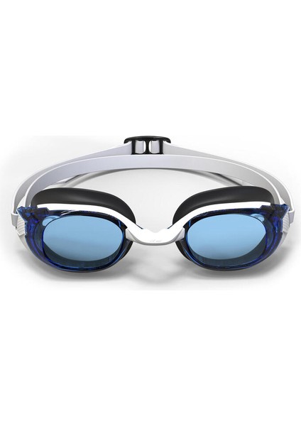 Yüzücü Gözlüğü - Standart Boy - Beyaz/Mavi - Mavi Camlar - Bfit fiyatları