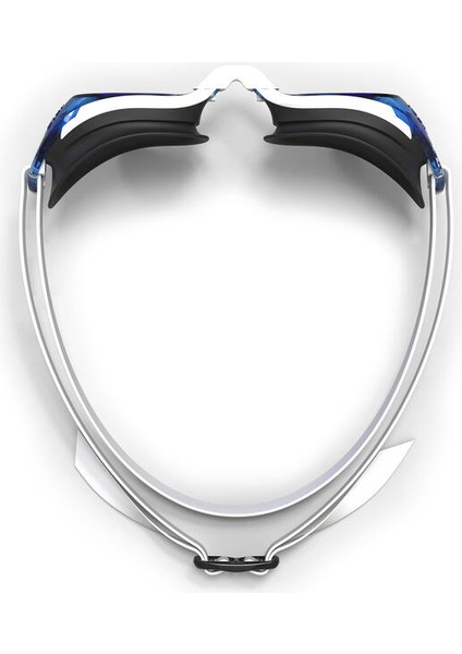 Yüzücü Gözlüğü - Standart Boy - Beyaz/Mavi - Mavi Camlar - Bfit fırsatları